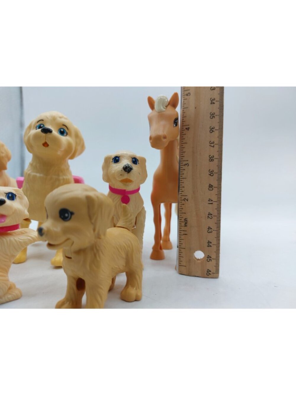 Barbie Pets 6 Dogs 1 Horse Lot Of 7 Various Sizes Years READ - Picture 4 of 10